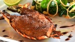 Korolevskaya krevetka na grille po-indoneziiski